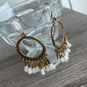 Hoop Tassel Earrings